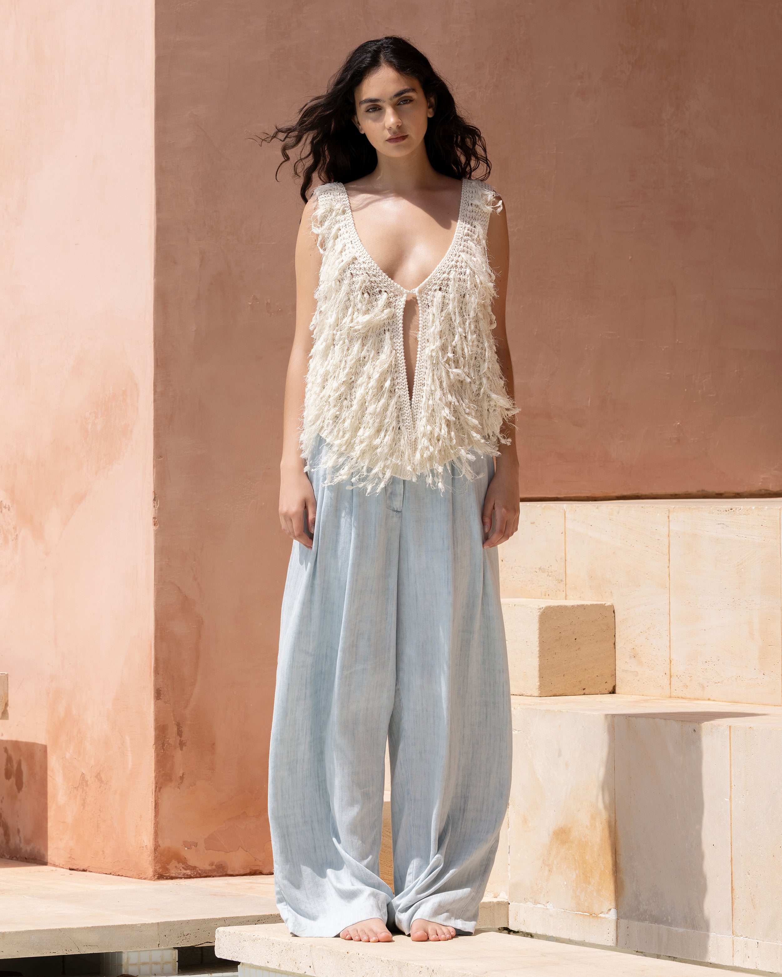 Silvet Vest Ivory | Mes Demoiselles – Mes Demoiselles Paris