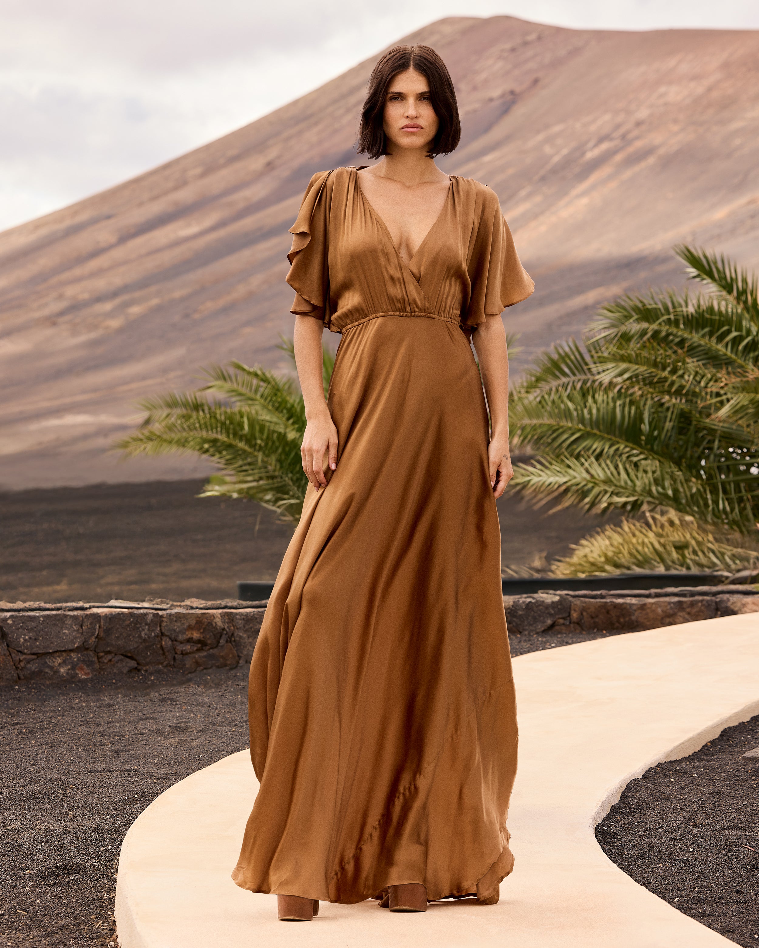 Cascais Caramel Dress | Mes Demoiselles – Mes Demoiselles Paris